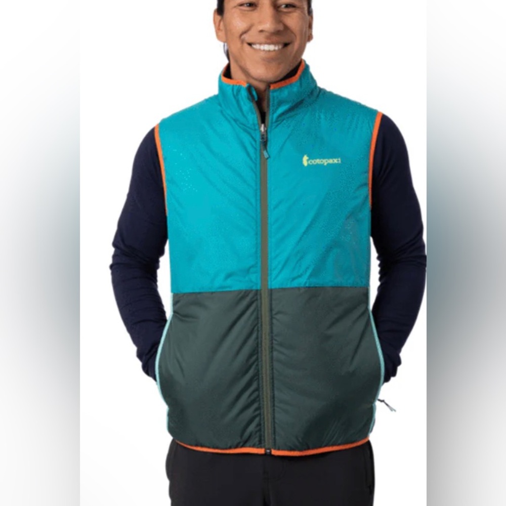 Cotopaxi Teal and Dark Green Vest
